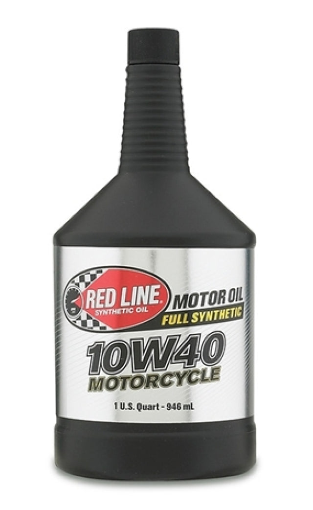 Red Line 10W40 Motorcycle Oil - Quart Red Line Motor Oils  AXOPROS
