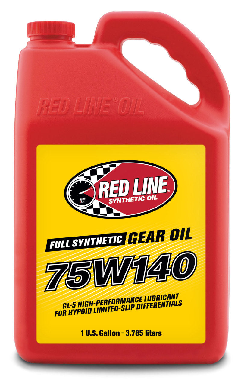 Red Line 75W140 GL-5 Gear Oil - Gallon Red Line Gear Oils  AXOPROS