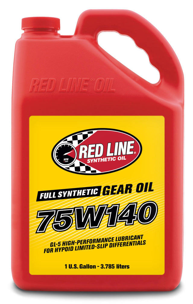 Red Line 75W140 GL-5 Gear Oil - Gallon Red Line Gear Oils  AXOPROS