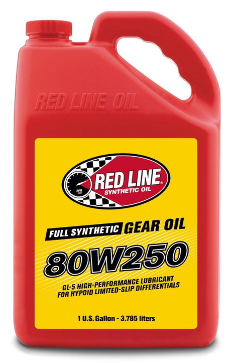 Red Line 80W250 GL-5 Gear Oil - Gallon Red Line Gear Oils  AXOPROS