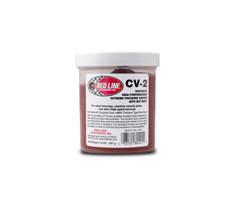 Red Line CV-2 Grease w/Moly - 14oz. Jar Red Line Gear Oils  AXOPROS