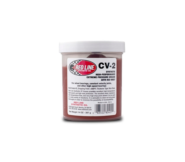 Red Line CV-2 Grease w/Moly - 14oz. Jar Red Line Gear Oils  AXOPROS