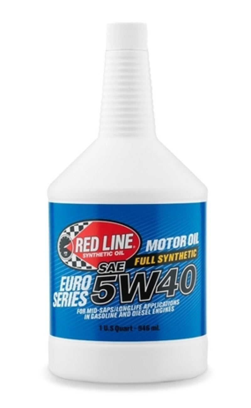 Red Line Euro-Series 5W40 Motor Oil - Quart Red Line Motor Oils  AXOPROS