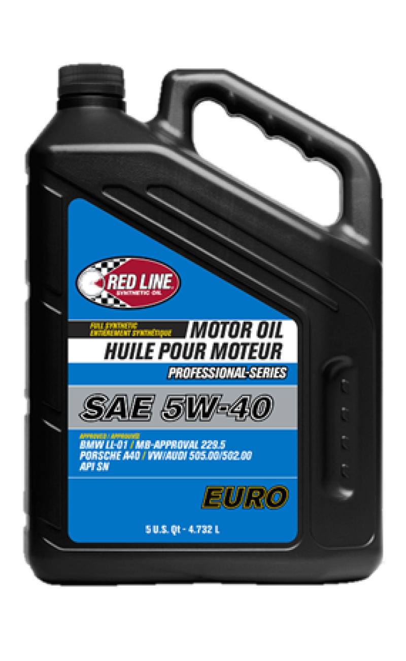 Red Line Pro-Series Euro 5W40 Motor Oil - 5 Quart Red Line Motor Oils  AXOPROS