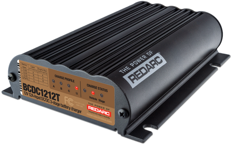 REDARC DC/DC 3-Stage Vehicle to Trailer Battery Charger - 12V 12A REDARC Battery Chargers  AXOPROS