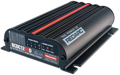 REDARC DC/DC 4-Stage In-Vehicle Battery Charger - 12V 50A REDARC Battery Chargers  AXOPROS