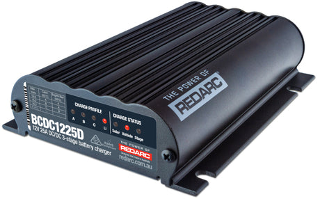 REDARC DC/DC Dual Input In-Vehicle Battery Charger - 12V 25A REDARC Battery Chargers  AXOPROS