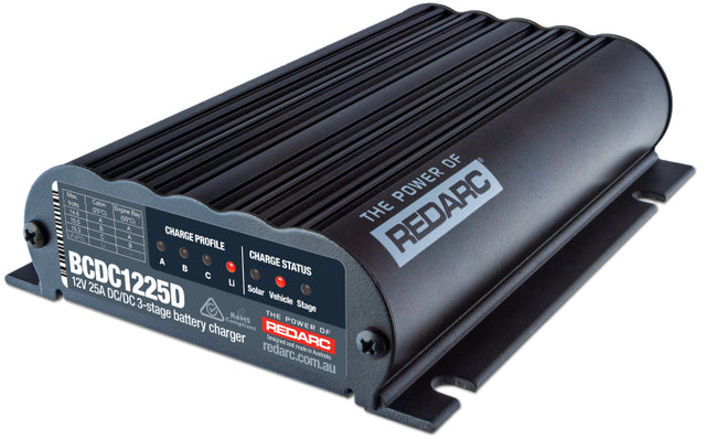 REDARC DC/DC Dual Input In-Vehicle Battery Charger - 12V 25A REDARC Battery Chargers  AXOPROS