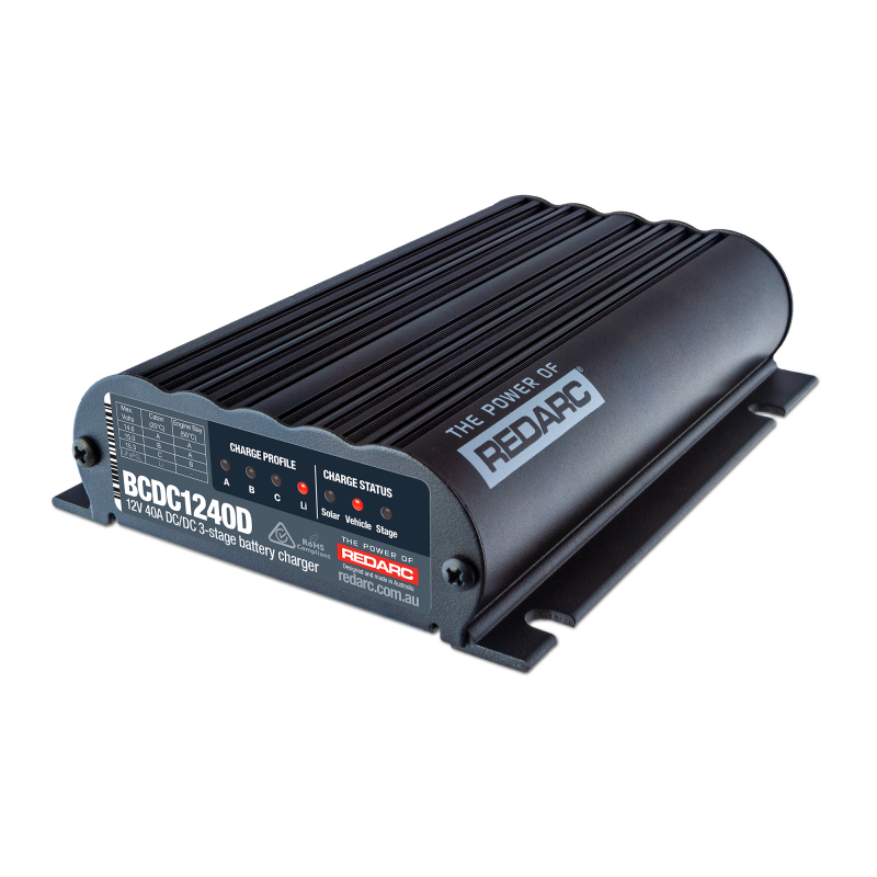REDARC DC/DC Dual Input In-Vehicle Battery Charger - 12V 40A REDARC Battery Chargers  AXOPROS