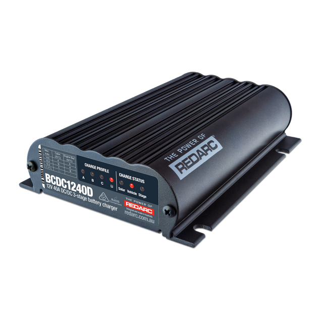 REDARC DC/DC Dual Input In-Vehicle Battery Charger - 12V 40A REDARC Battery Chargers  AXOPROS