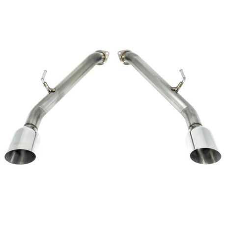 Remark 2014+ Infiniti Q50 Axle Back Exhaust w/Stainless Steel Single Wall Tip Remark Axle Back  AXOPROS