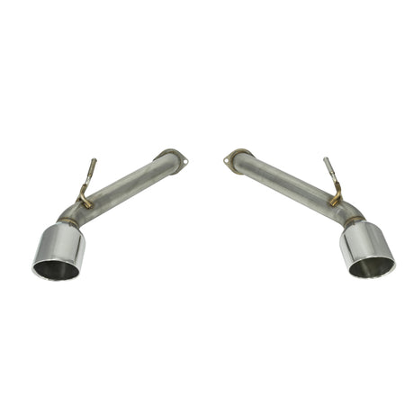 Remark 2017+ Infiniti Q60 Axle Back Exhaust w/Stainless Steel Double Wall Tip Remark Axle Back  AXOPROS