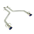 Remark 2021+ Lexus IS350 Axle Back Exhaust w/Burnt Double Wall Tip Remark Axle Back  AXOPROS