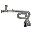Remark 2022+ Honda Civic Sport Hatchback FL2 (Link Loop) Catback Exhaust Burnt Stainless Steel Tip Remark Catback  AXOPROS