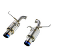 REMARK 2022+ Subaru WRX VB Axleback Exhaust - Dual R1 Spec Burnt Stainless Remark Axle Back  AXOPROS
