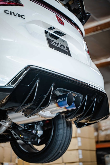 Remark 2023+ Honda Civic Type-R (FL5) Sports Touring Catback Titanium Exhaust/SUS304 Front Pipe Remark Catback  AXOPROS