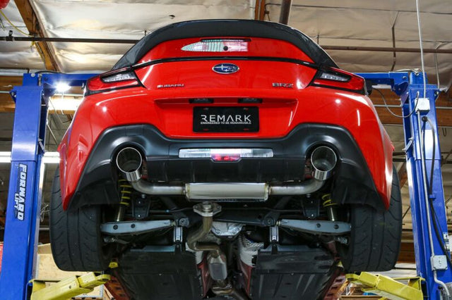 Remark 22+ Subaru BRZ/Toyota GR86 Axle-Back Exhaust - Stainless Single Wall Tips Remark Axle Back  AXOPROS