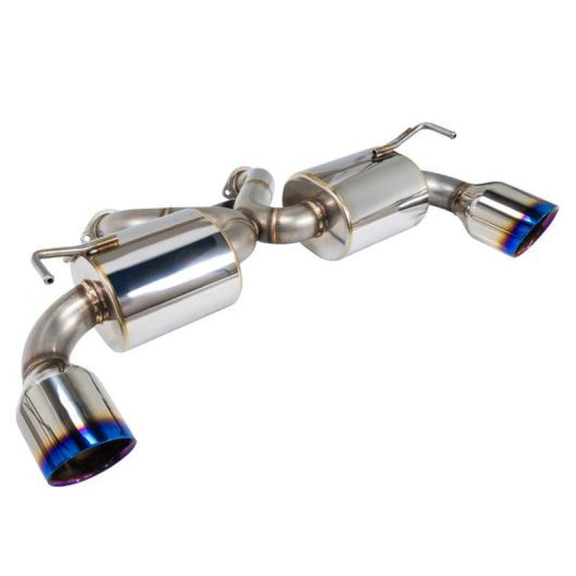 Remark Nissan 370Z (Z34) V2 Axle Back Exhaust w/ Burnt Stainless Steel Double Wall Tip Remark Axle Back  AXOPROS