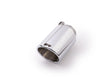 Remus Stainless Steel 102mm Angled Rolled Edge Chrome w/Adjustable Clamp Tail Pipe (Single) Remus Tail Pipes  AXOPROS