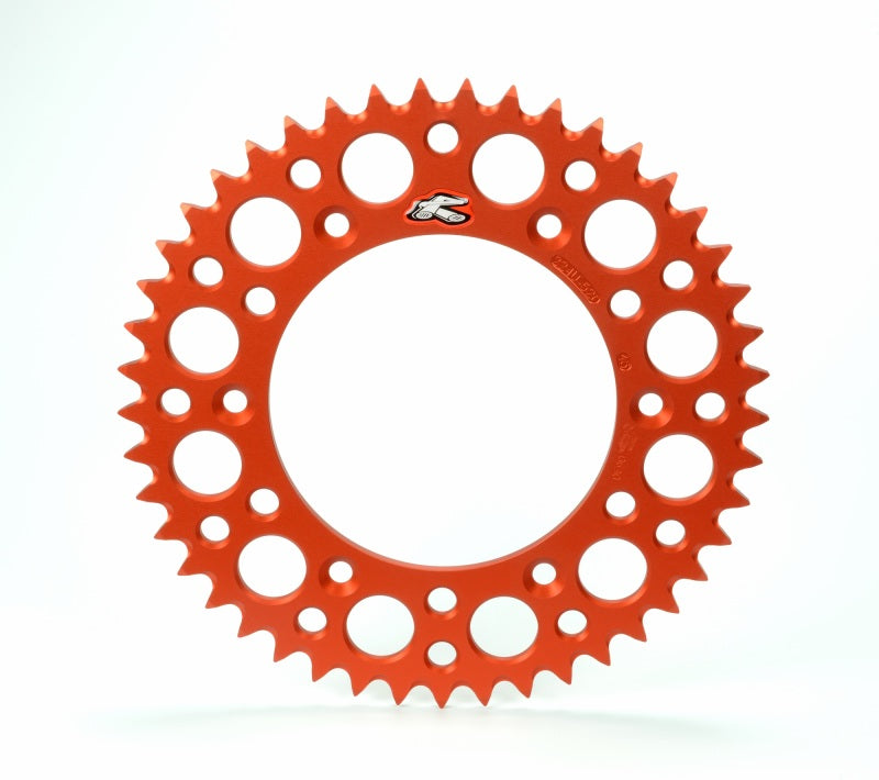 Renthal 11-23 KTM 65 SX Rear Grooved Sprocket- Orange 420-48P Teeth Renthal Sprockets  AXOPROS
