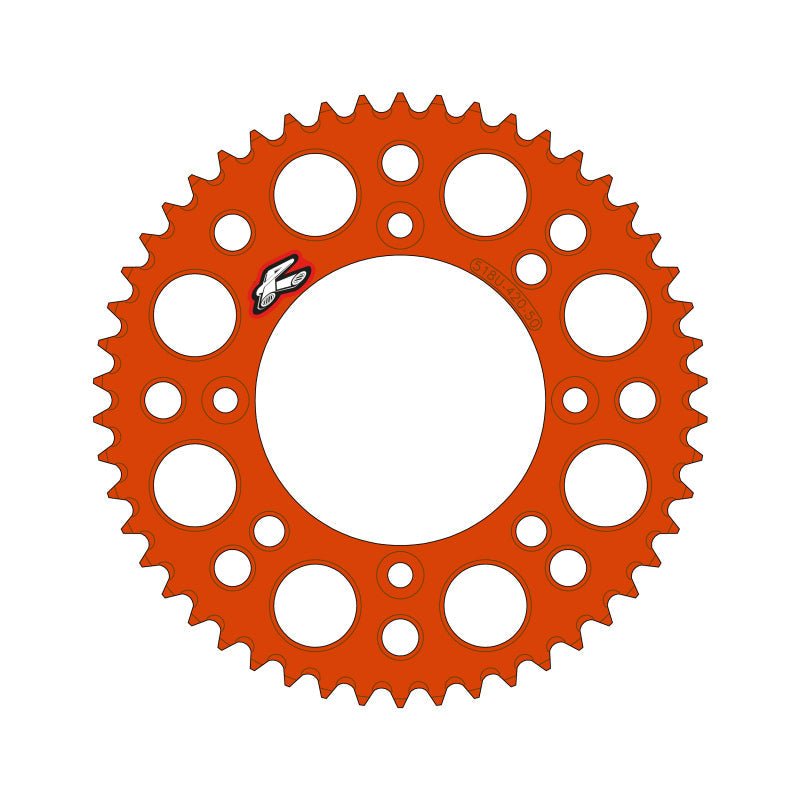 Renthal 2025 KTM 65 Rear Chain Wheel - Orange 420-48GP Teeth Renthal Sprockets  AXOPROS