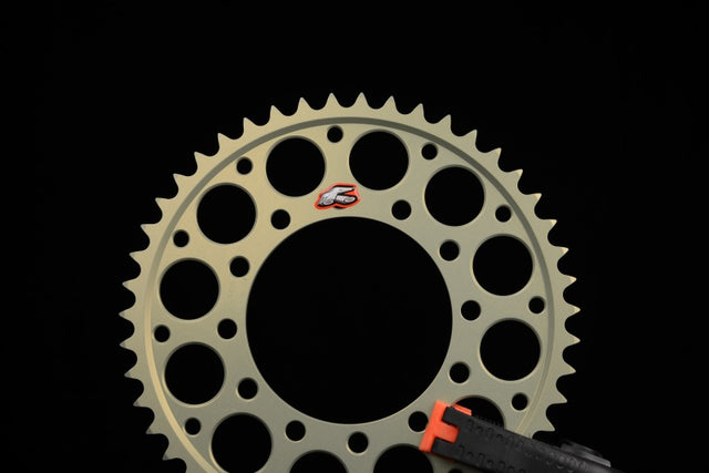 Renthal 24+Kawasaki ZX-4R/ ZX-4RR Rear Sprocket - Hard Anodized 520-50P Hard Anod Renthal Sprockets  AXOPROS