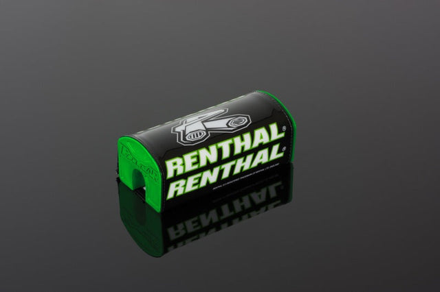 Renthal Kawasaki Fatbar Pad - Black/ Green/ White Renthal Bar Pads  AXOPROS
