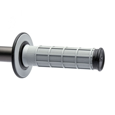 Renthal MX Dual Compound Grips Full Waffle - Grey/ Black Renthal Grips  AXOPROS