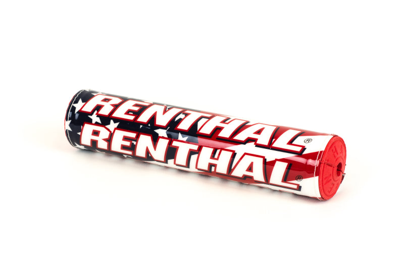 Renthal SX Pad 10 in. - USA Flag Red/ White/ Blue Renthal Bar Pads  AXOPROS