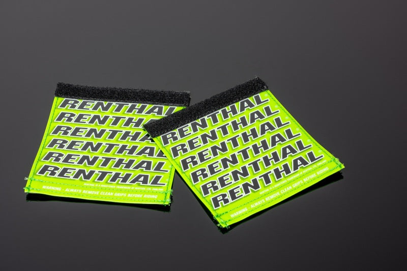 Renthal Team Clean Grip - Green/White/Black Renthal Grips  AXOPROS