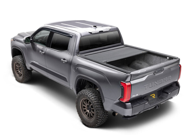 Retrax 2007-2020 Toyota Tundra CrewMax 5.5ft Bed RetraxPRO XR with Deck Rail System Retrax Retractable Bed Covers  AXOPROS