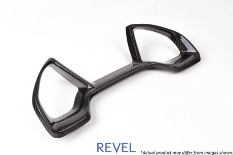 Revel GT Dry Carbon Dash Cluster Cover 16-18 Honda Civic - 1 Piece Revel Carbon Accessories  AXOPROS