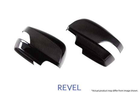 Revel GT Dry Carbon Mirror Covers (Left & Right) 15-18 Subaru WRX/STI - 2 Pieces Revel Carbon Accessories  AXOPROS