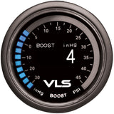 Revel VLS 52mm 30inHg-45PSI Digital OLED Boost Gauge Revel Gauges  AXOPROS