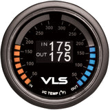 Revel VLS 52mm 50-300 Deg F Dual Intercooler Temperature Gauge Revel Gauges  AXOPROS