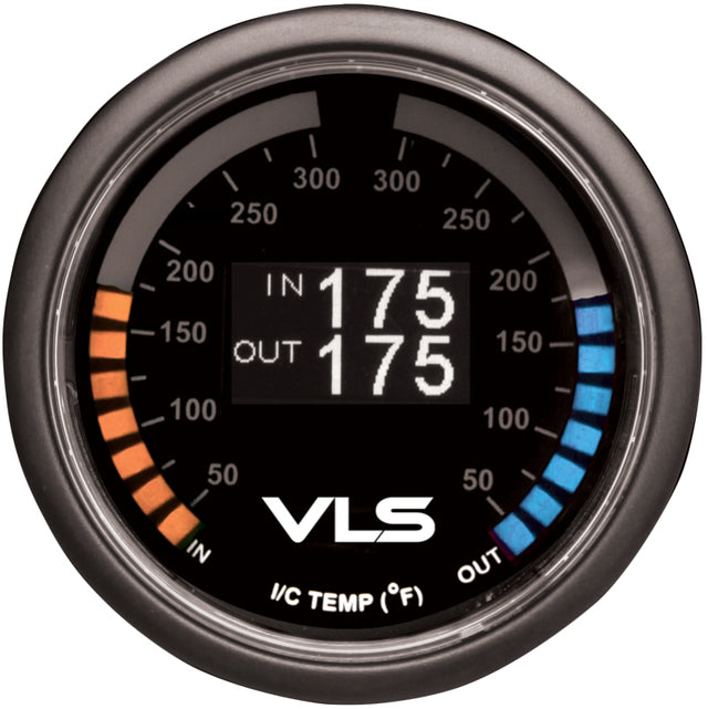 Revel VLS 52mm 50-300 Deg F Dual Intercooler Temperature Gauge Revel Gauges  AXOPROS