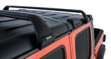 Rhino-Rack 07-22 Jeep Wrangler JK/JL 4 Door Hard Top Vortex SG 2 Bar Roof Rack - Black Rhino-Rack Roof Rack  AXOPROS
