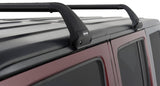 Rhino-Rack 07-22 Jeep Wrangler JK/JL 4 Door Hard Top Vortex SG 2 Bar Roof Rack - Black Rhino-Rack Roof Rack  AXOPROS