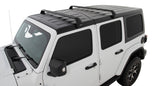 Rhino-Rack 07-22 Jeep Wrangler JK/JL 4 Door Hard Top Vortex SG 2 Bar Roof Rack - Black Rhino-Rack Roof Rack  AXOPROS