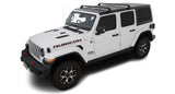 Rhino-Rack 07-22 Jeep Wrangler JK/JL 4 Door Hard Top Vortex SG 2 Bar Roof Rack - Black Rhino-Rack Roof Rack  AXOPROS