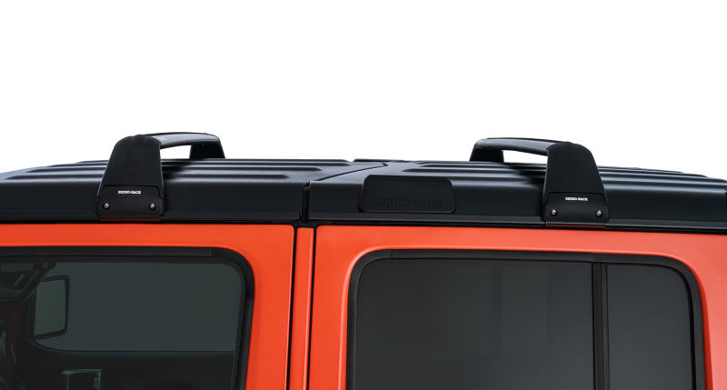 Rhino-Rack 07-22 Jeep Wrangler JK/JL 4 Door Hard Top Vortex SG 2 Bar Roof Rack - Black Rhino-Rack Roof Rack  AXOPROS