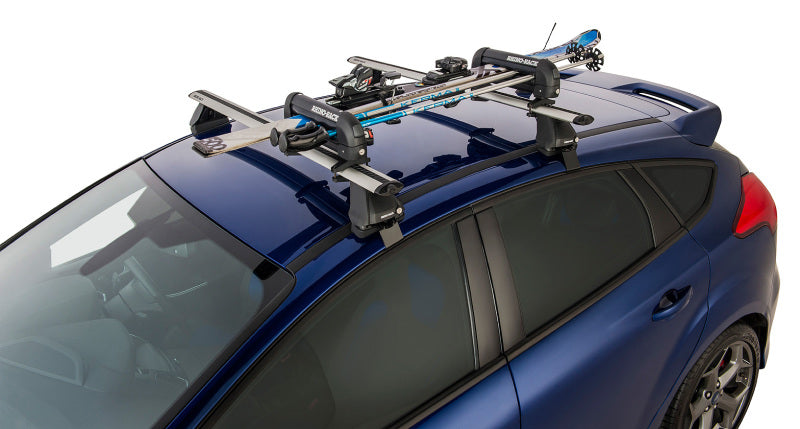 Rhino-Rack Universal Ski Carrier - Fits 2 Pairs of Skis - Black Rhino-Rack Winter Sport Racks  AXOPROS