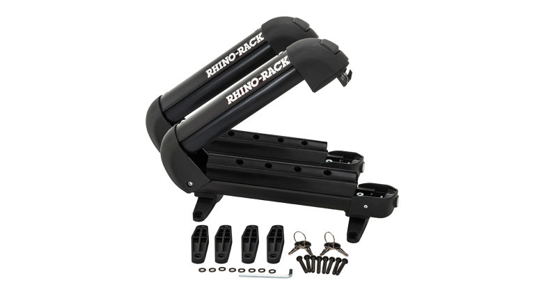 Rhino-Rack Universal Ski Carrier - Fits 2 Pairs of Skis - Black Rhino-Rack Winter Sport Racks  AXOPROS