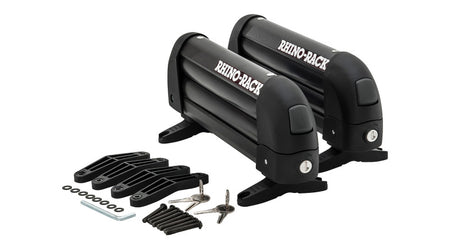 Rhino-Rack Universal Ski Carrier - Fits 2 Pairs of Skis - Black Rhino-Rack Winter Sport Racks  AXOPROS