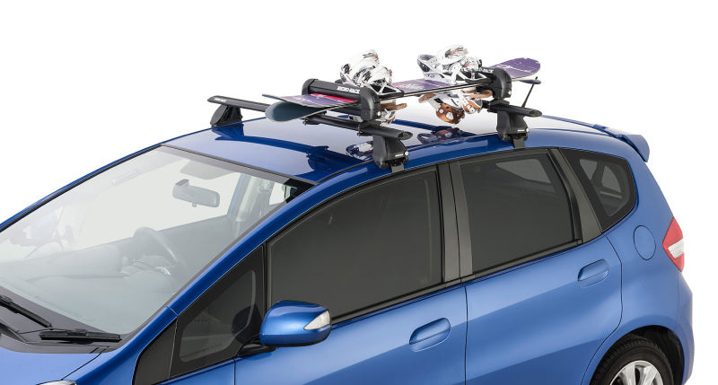 Rhino-Rack Universal Ski/Snowboard Carrier - Fits 3 Pairs of Skis or 2 Snowboards - Black Rhino-Rack Winter Sport Racks  AXOPROS