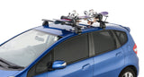 Rhino-Rack Universal Ski/Snowboard Carrier - Fits 3 Pairs of Skis or 2 Snowboards - Black Rhino-Rack Winter Sport Racks  AXOPROS