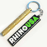 Rhino USA 0-60 Psi Tire Deflator Keychain Rhino USA Tire Pressure Sensors  AXOPROS