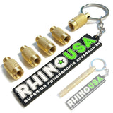 Rhino USA 0-60 Psi Tire Deflator Keychain Rhino USA Tire Pressure Sensors  AXOPROS
