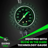 Rhino USA 100 Psi Analog Tire Inflator Gauge Rhino USA Gauges  AXOPROS