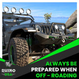 Rhino USA 3/4In D-Ring Shackle Set, Pack Of 2 (Black) Rhino USA Shackle Kits  AXOPROS